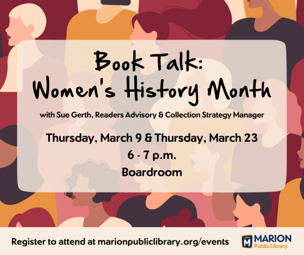 Image for event: Book Talk: Women's History Month