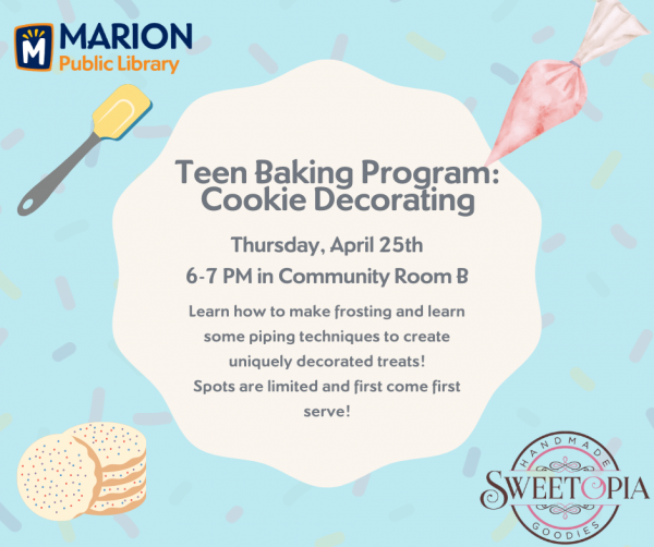 Image for event: Teen Baking Program: Cookie Decorating